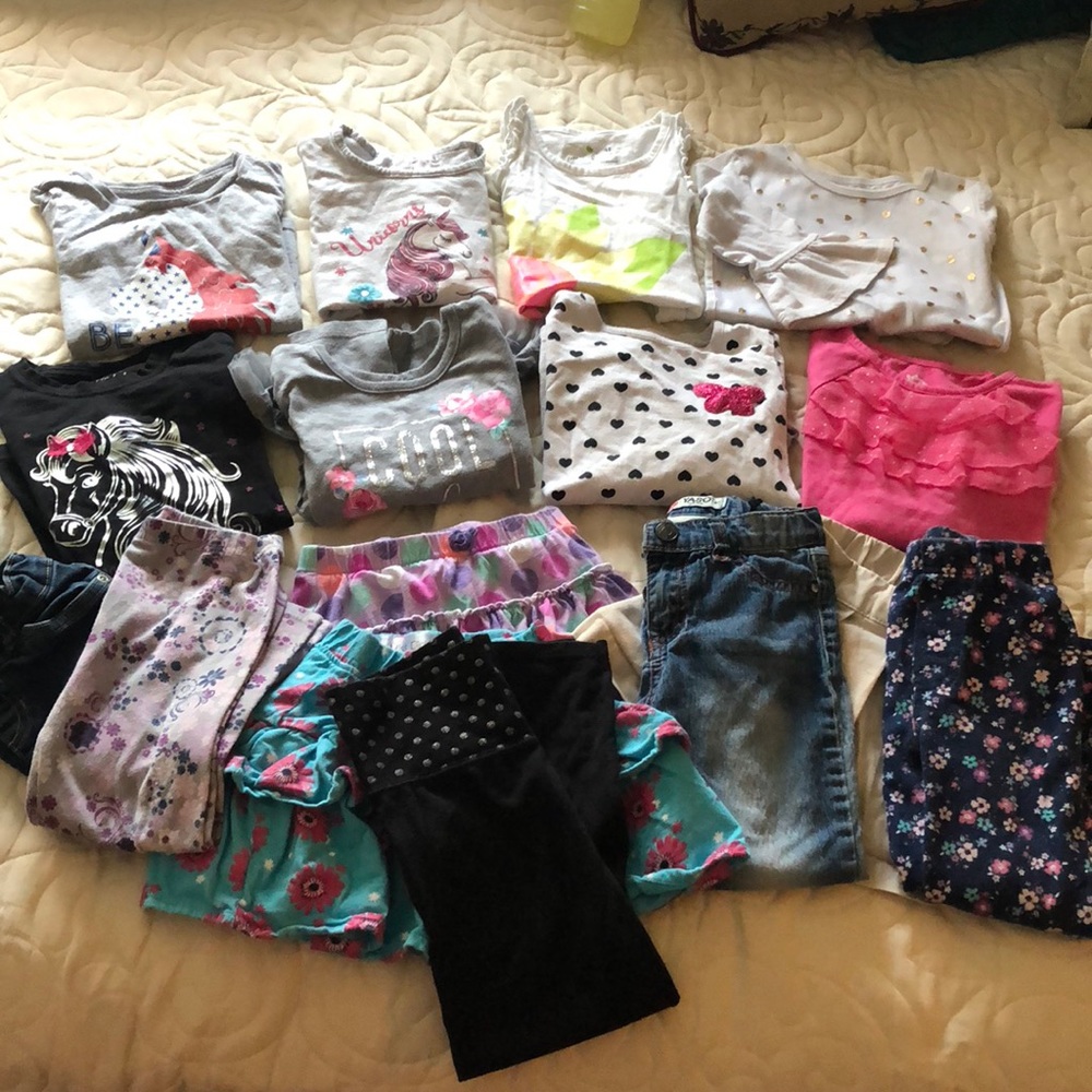 Kids assorted sizes majority size four t